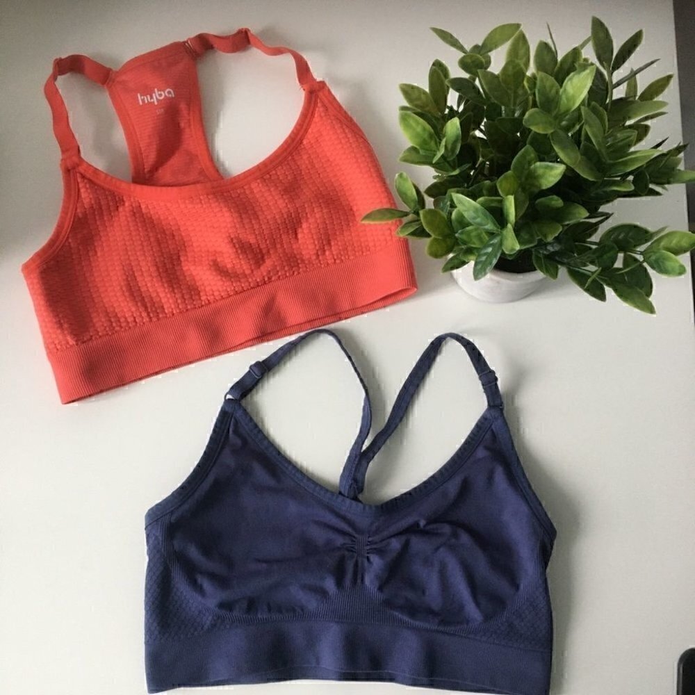 Hyba Activewear Bra Light Support  Set of 2